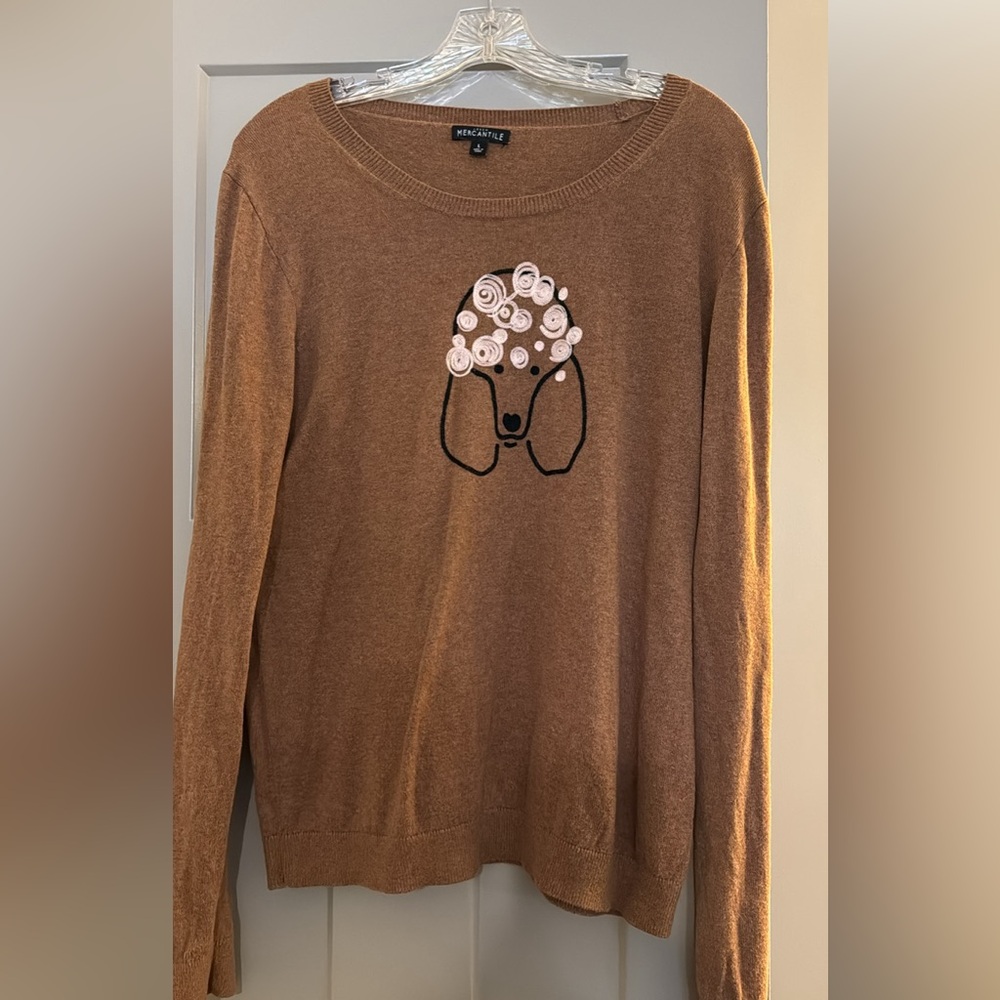 J Crew Poodle Crewneck Sweater